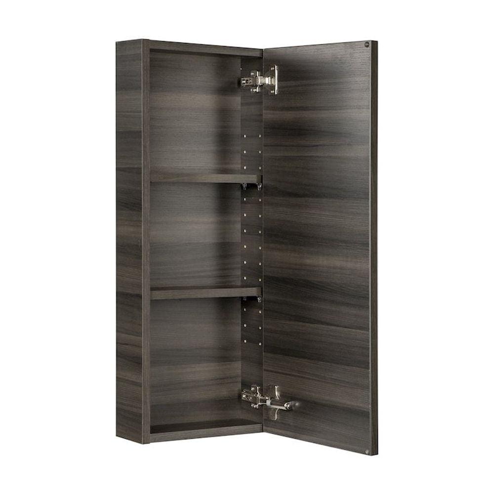 Cutler Kitchen and Bath Silhouette 12" W x 30.25" H x 4.64" D Wall Mounted Bathroom Cabinet