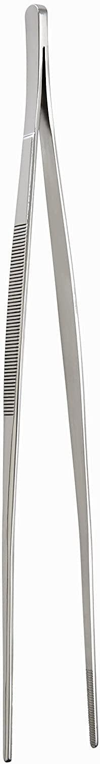 Cutlery-Pro Straight Culinary Precision Tong, Cat Cora Approved, Stainless Steel