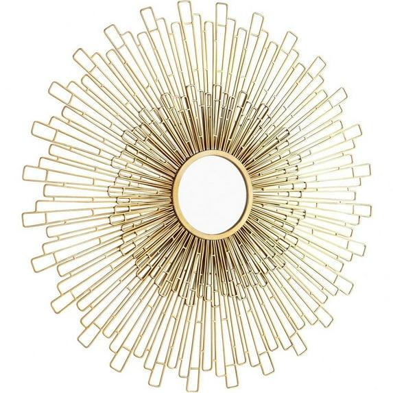 Cyan Design 10409 39" Diameter Circular Framed Bathroom Mirror - Gold