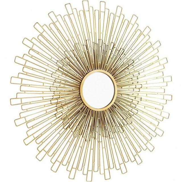 Cyan Design 10409 39" Diameter Circular Framed Bathroom Mirror - Gold