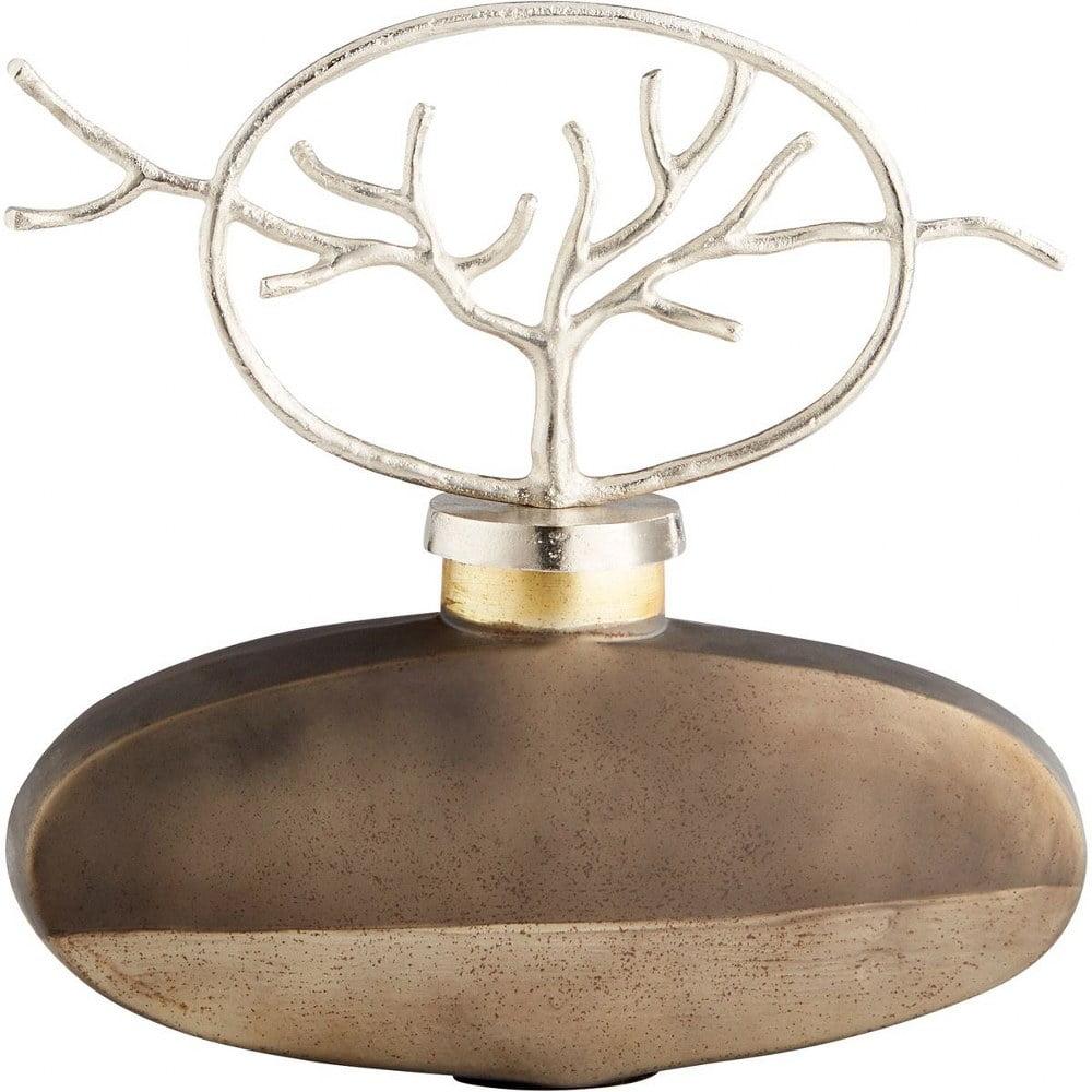 Cyan Design - Viewleaf - Round Sculpture-14.5 Inches Tall And 3.75 Inches Wide