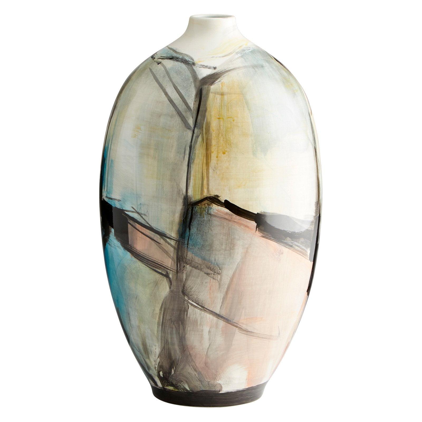 White Ceramic Contemporary Table Bud Vase