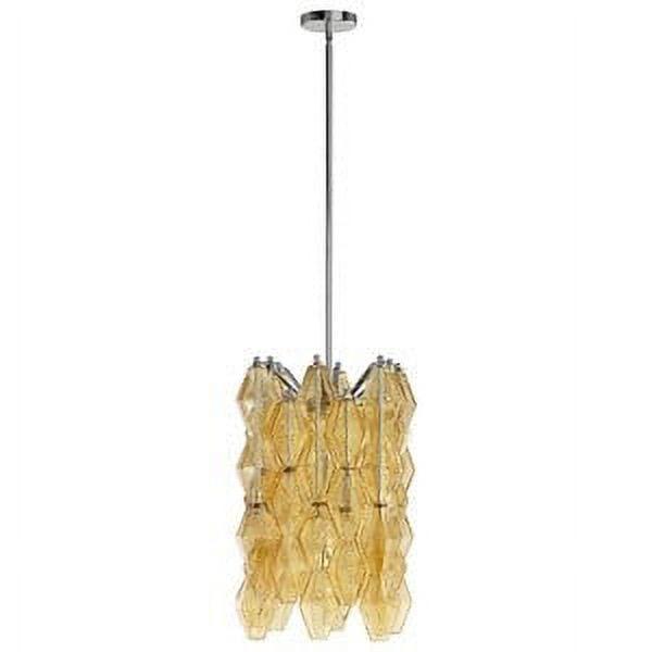 Boho 4 - Light Glass Geometric Chandelier