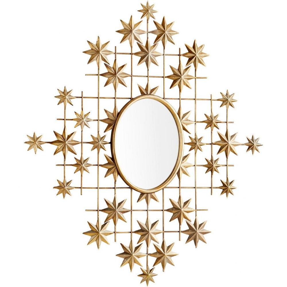 Alena Metal Flat Wall Mirror