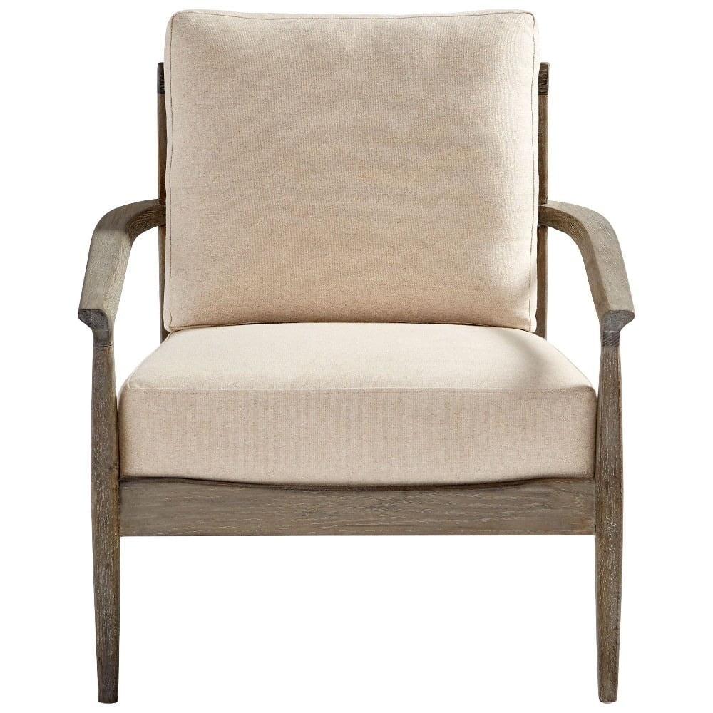 Contemporary Gray Glove 30" Manufactured Wood Arm Chair