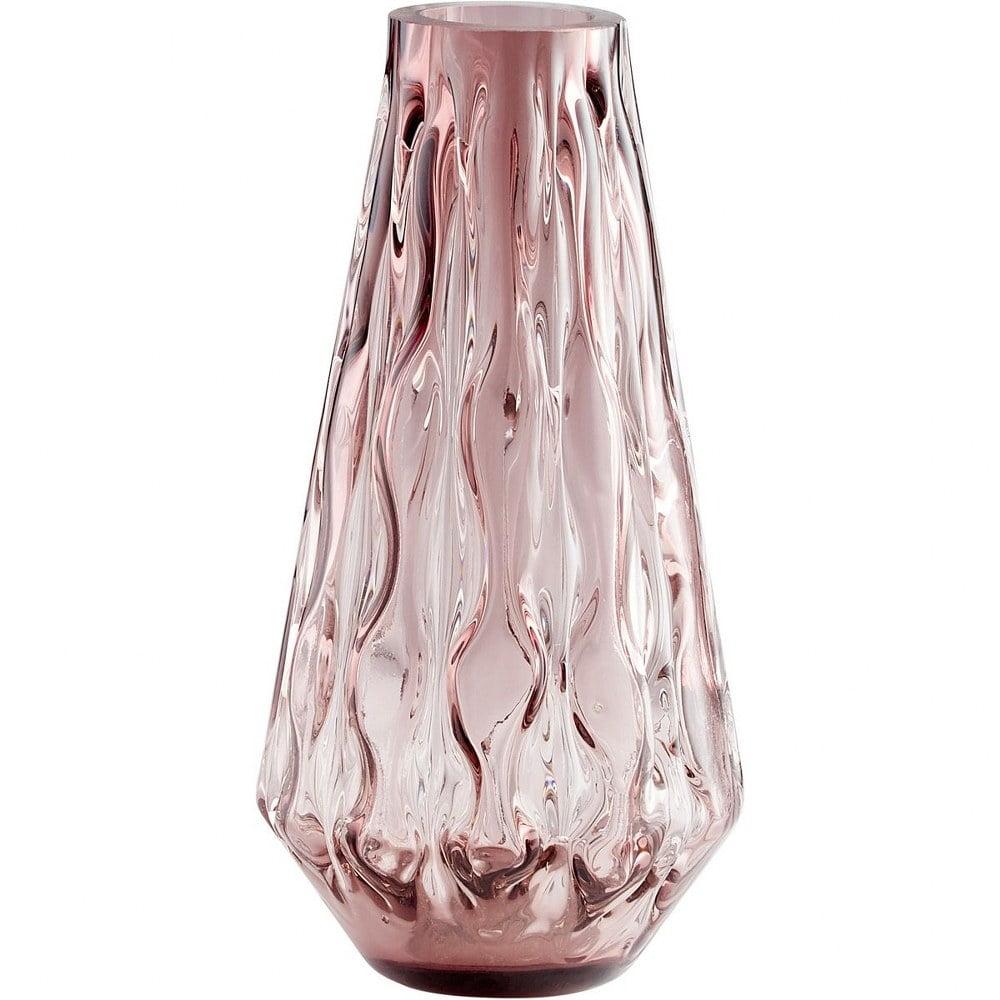 Blush Glass Contemporary Medium Vase