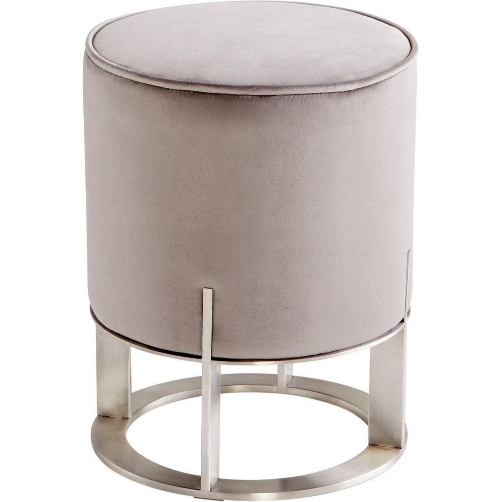 Mr. Winston Stainless Steel Accent Stool