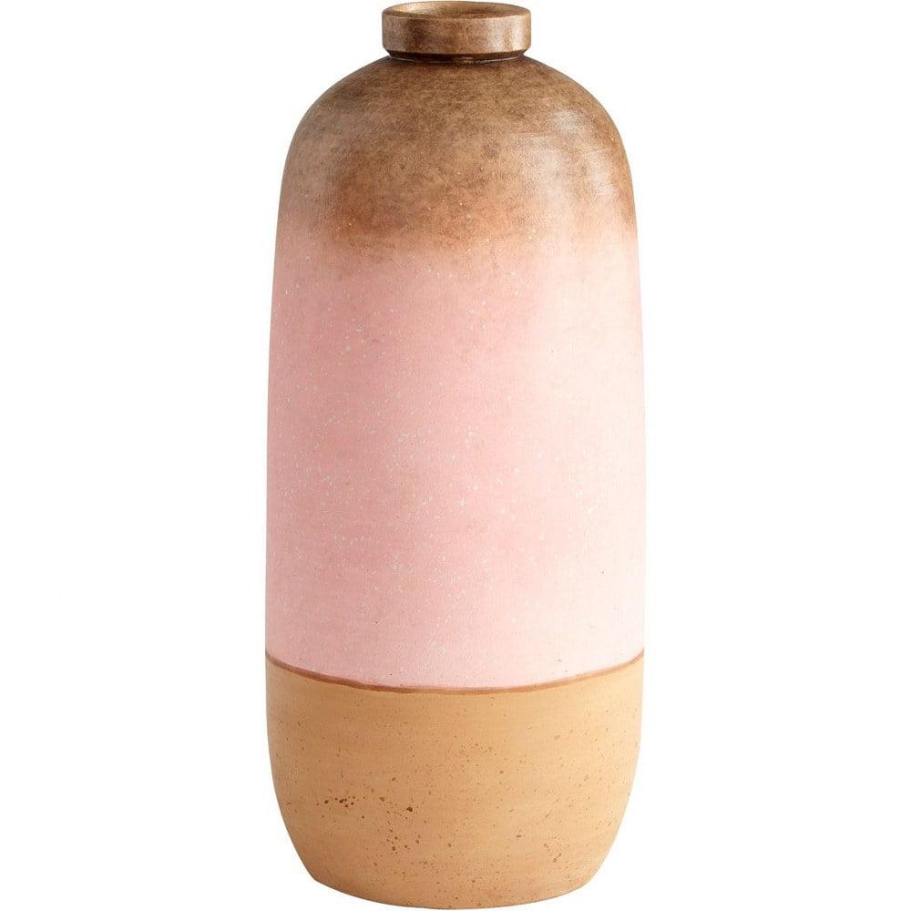 Bohemian Sunset Ceramic Bud Vase, 16'' Multicolor