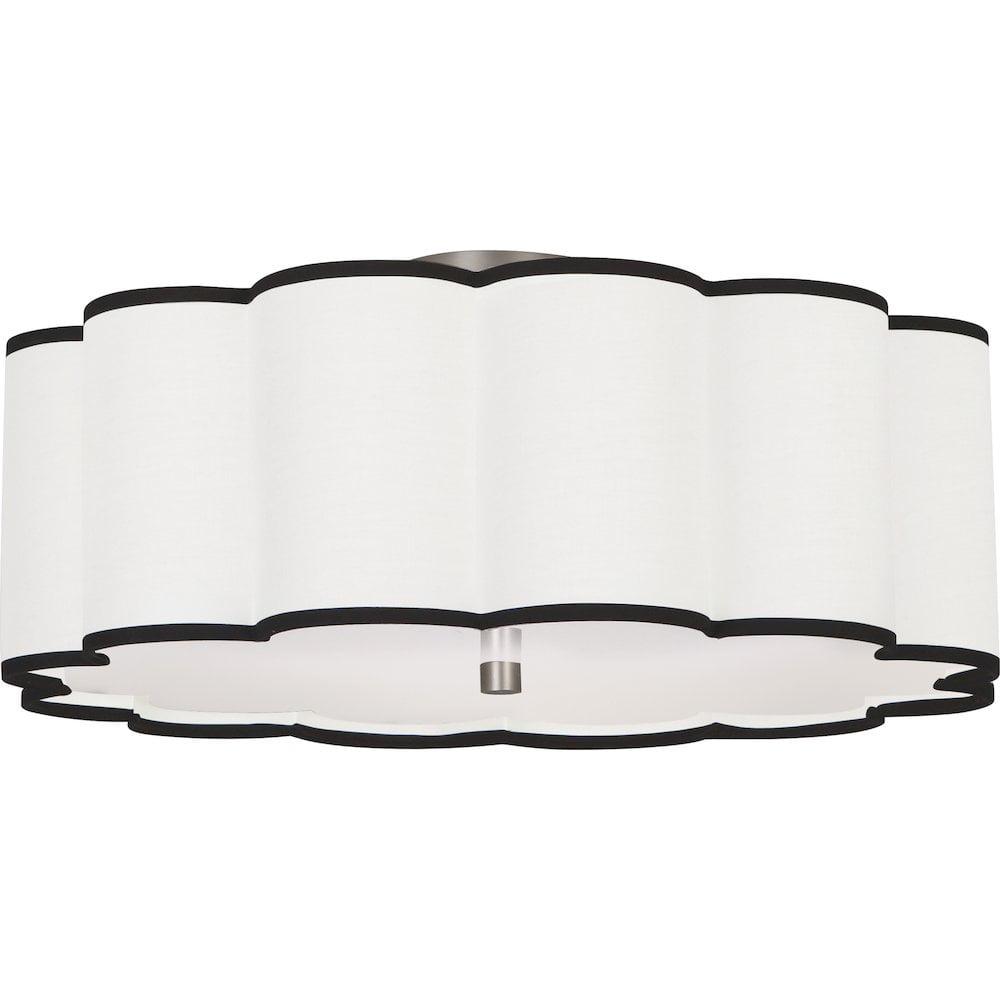 Tess Scalloped Flush Mount (16"-24")