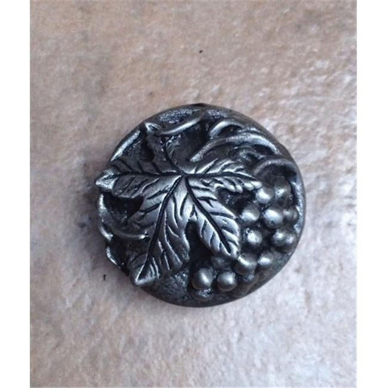 GrapeVine 1-1/2" Satin Pewter Novelty Knob