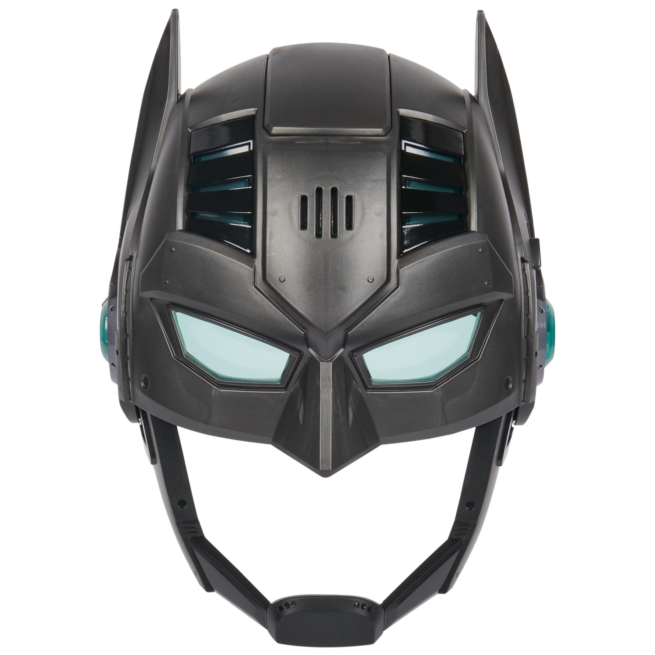 DC Comics, Armor-Up Batman Mask with Visor, 15+ Sounds & Phrases, Lights, Super Hero Costume, Kids Roleplay for Boys and Girls Ages 4 and Up