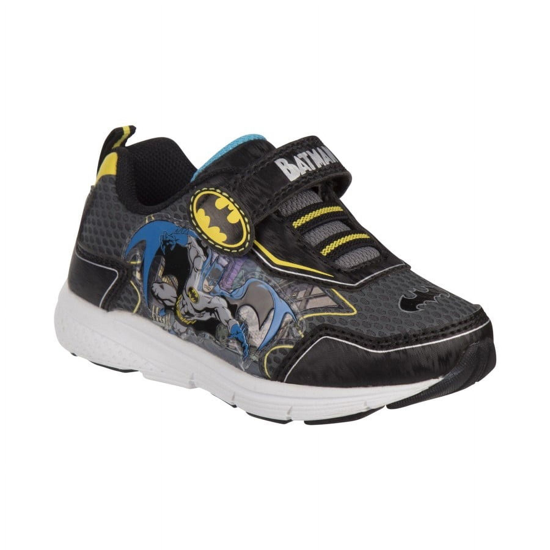 DC Comics Batman Boys Sneakers w/ One White Light (Toddler)