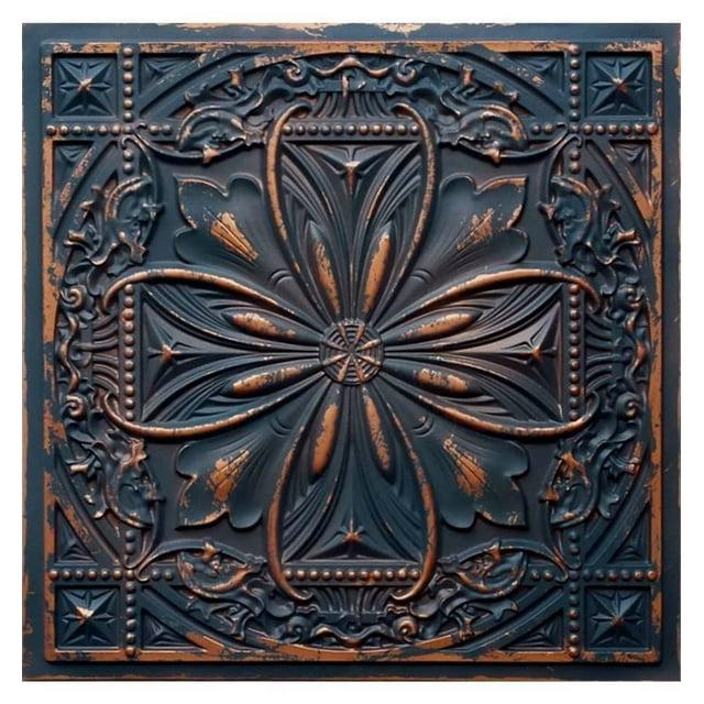 FromPlainToBeautifulInHours Milan 2 Ft. x 2 Ft. Drop-In or Glue-Up PVC Ceiling Tile & Reviews | Wayfair