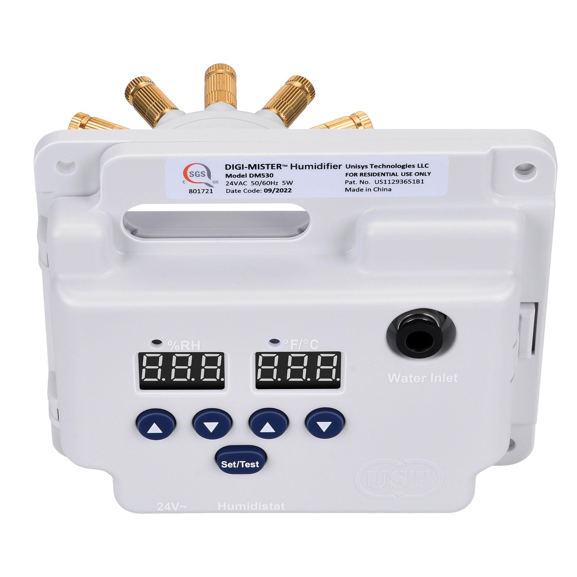 DIGI MISTER Evaporative Duct Mount Whole House Furnace Humidifier, Atomizing Cool Mist Variable Capacities for Homes and Offices from 1000 to 3500 sq. ft.