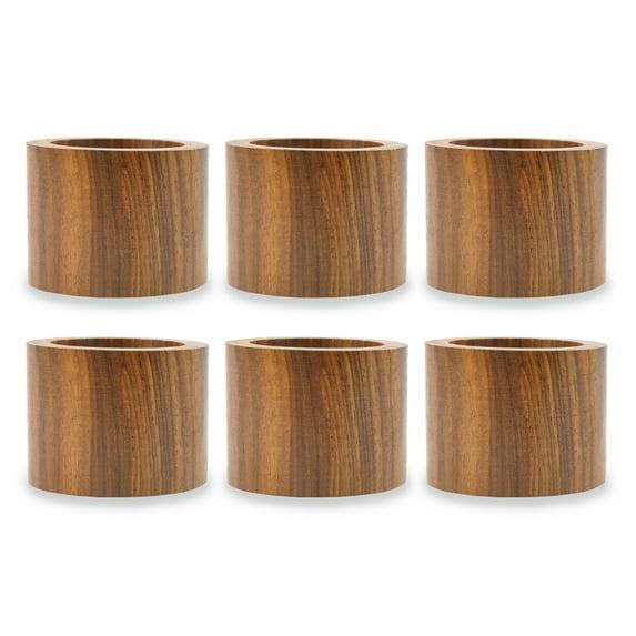 Wood Band Napkin Ring Set of 6