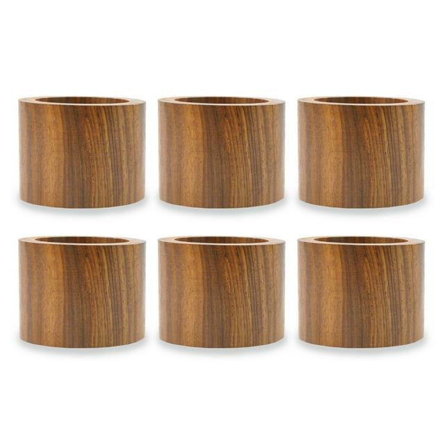 Wood Band Napkin Ring Set of 6
