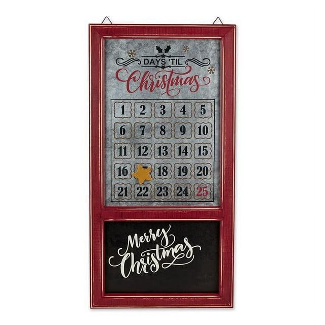 Design Imports Chalkboard And Galvanized Days Til Christmas Calendar