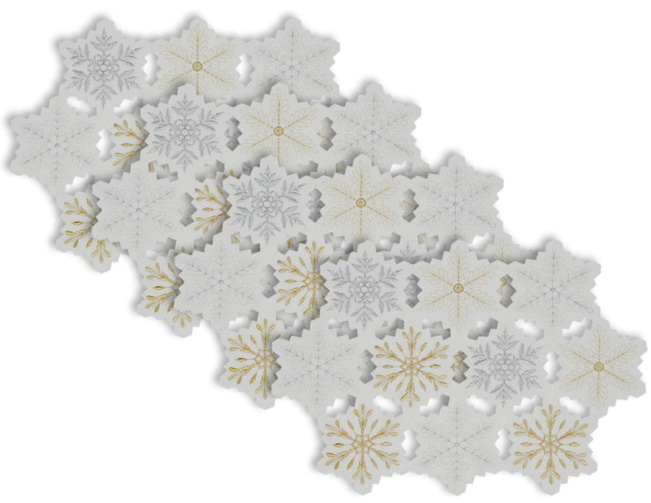 Embroidered Snowflake Placemat (Set of 4)