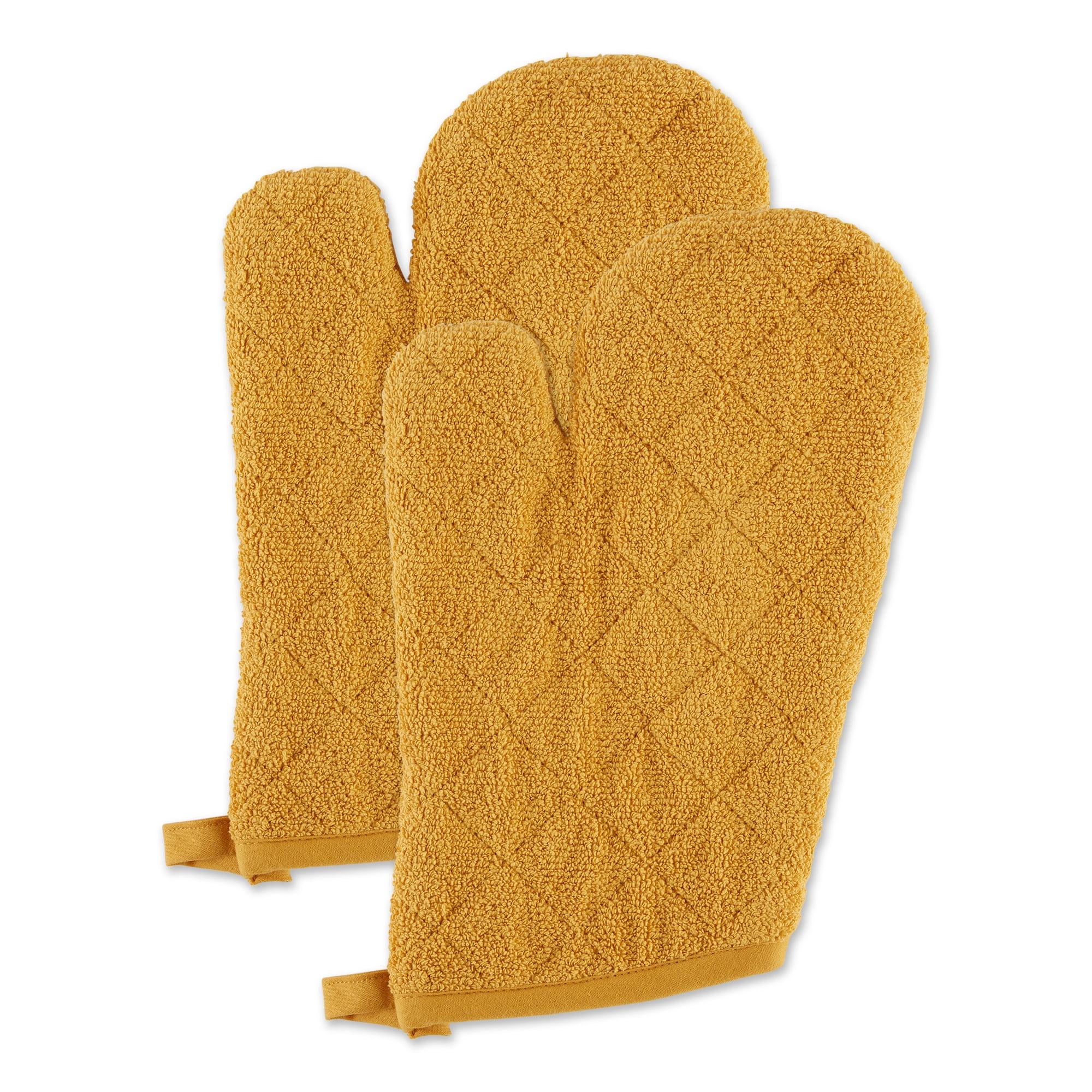 Design Imports Cotton Oven Mitt Set