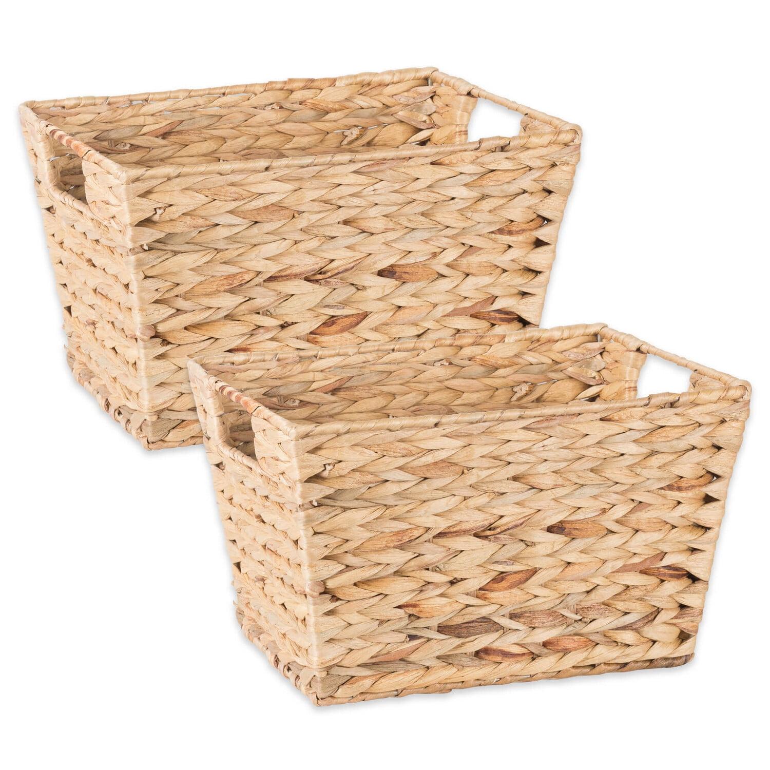 DII Medium Water Hyacinth Basket (Set of 2)