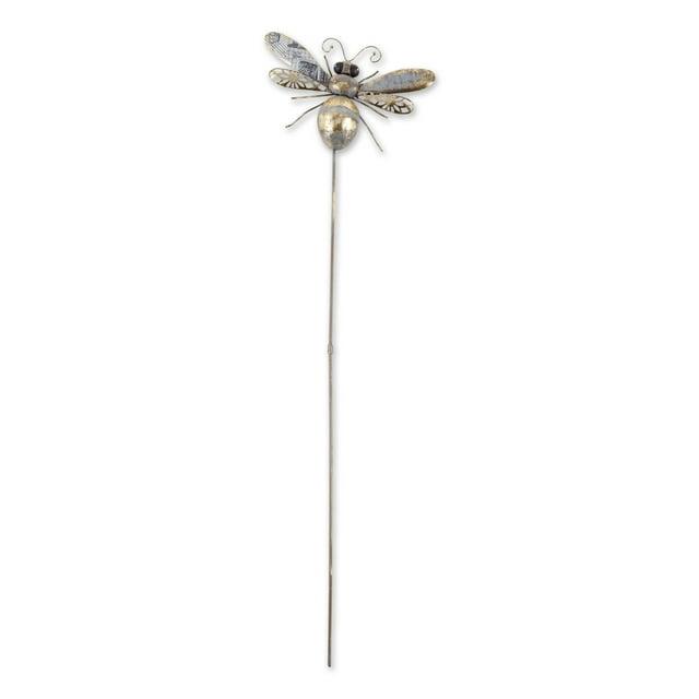 DII Iron Garden Stake Collection 3-Dimensional, Mixed Media, Medium Bee, Medium
