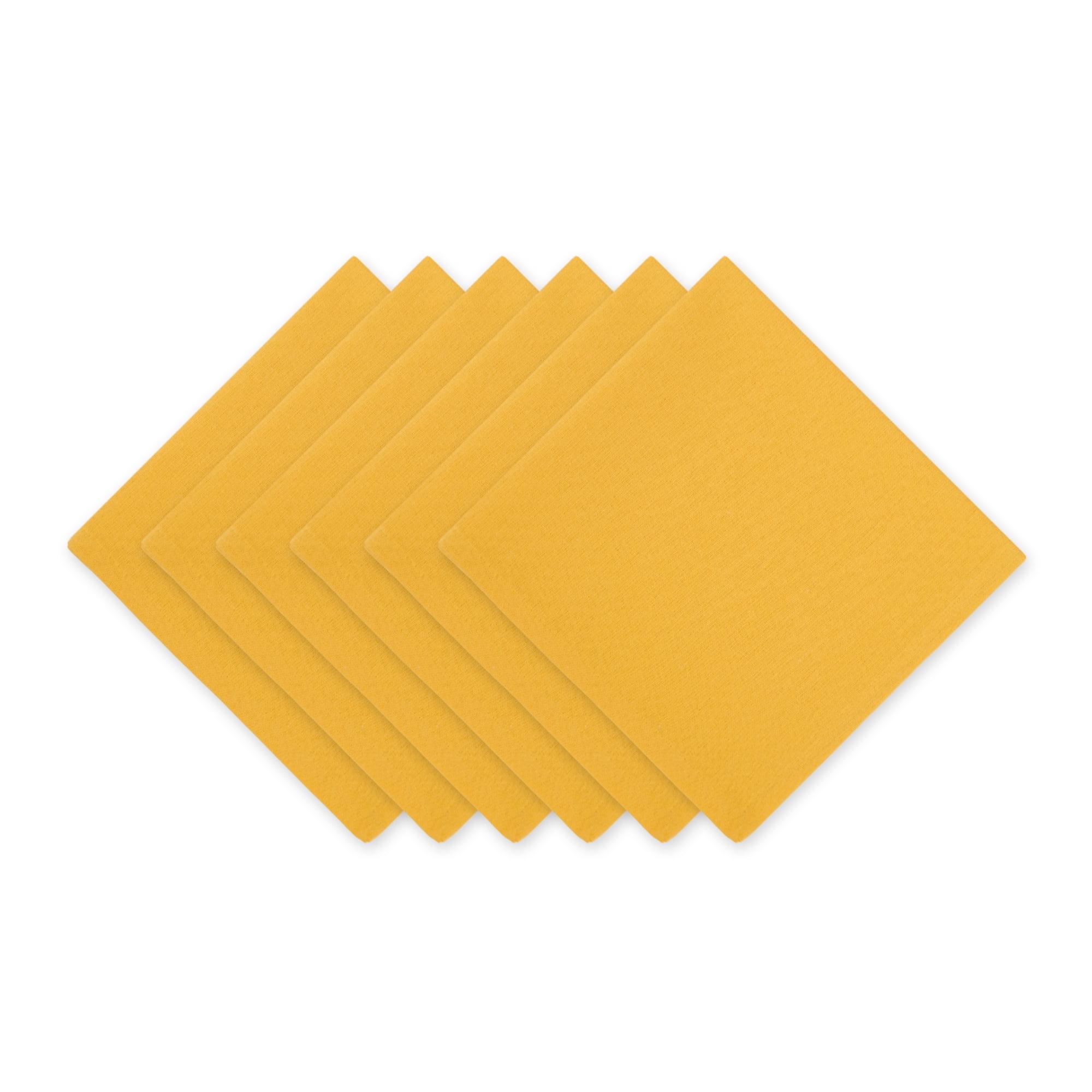 Design Imports Marigold Solid Napkin Set/6