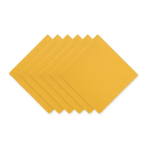 Design Imports Marigold Solid Napkin Set/6
