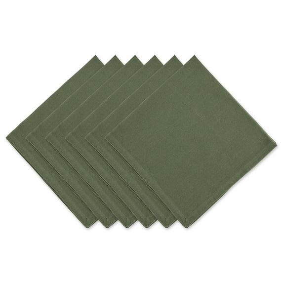 Artichoke Green Solid Napkin (Set of 6)