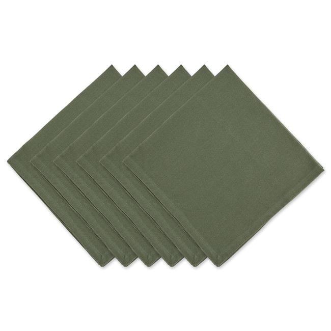 Artichoke Green Solid Napkin (Set of 6)