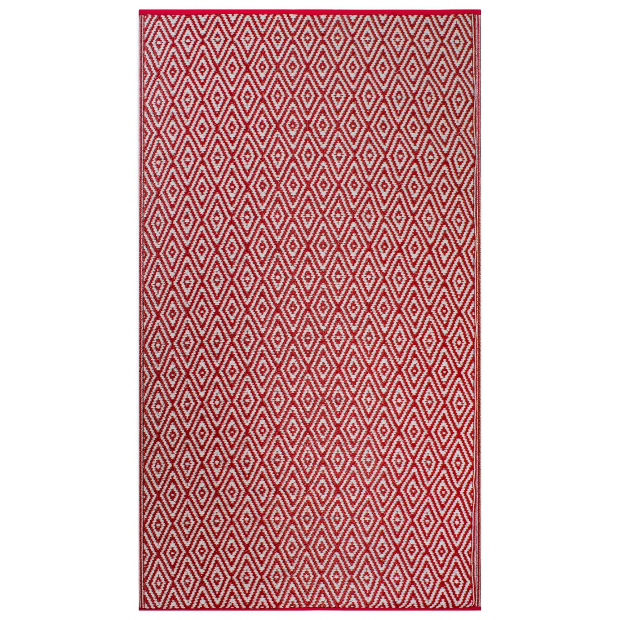 Design Imports Outdoor Diamonds - Rust Marquise - 4 X 6 Ft