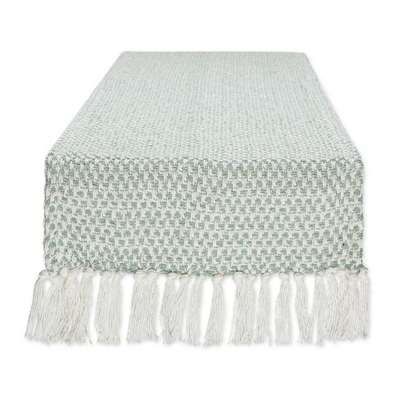 Design Imports  Jadeite Woven Table Runner 15X108