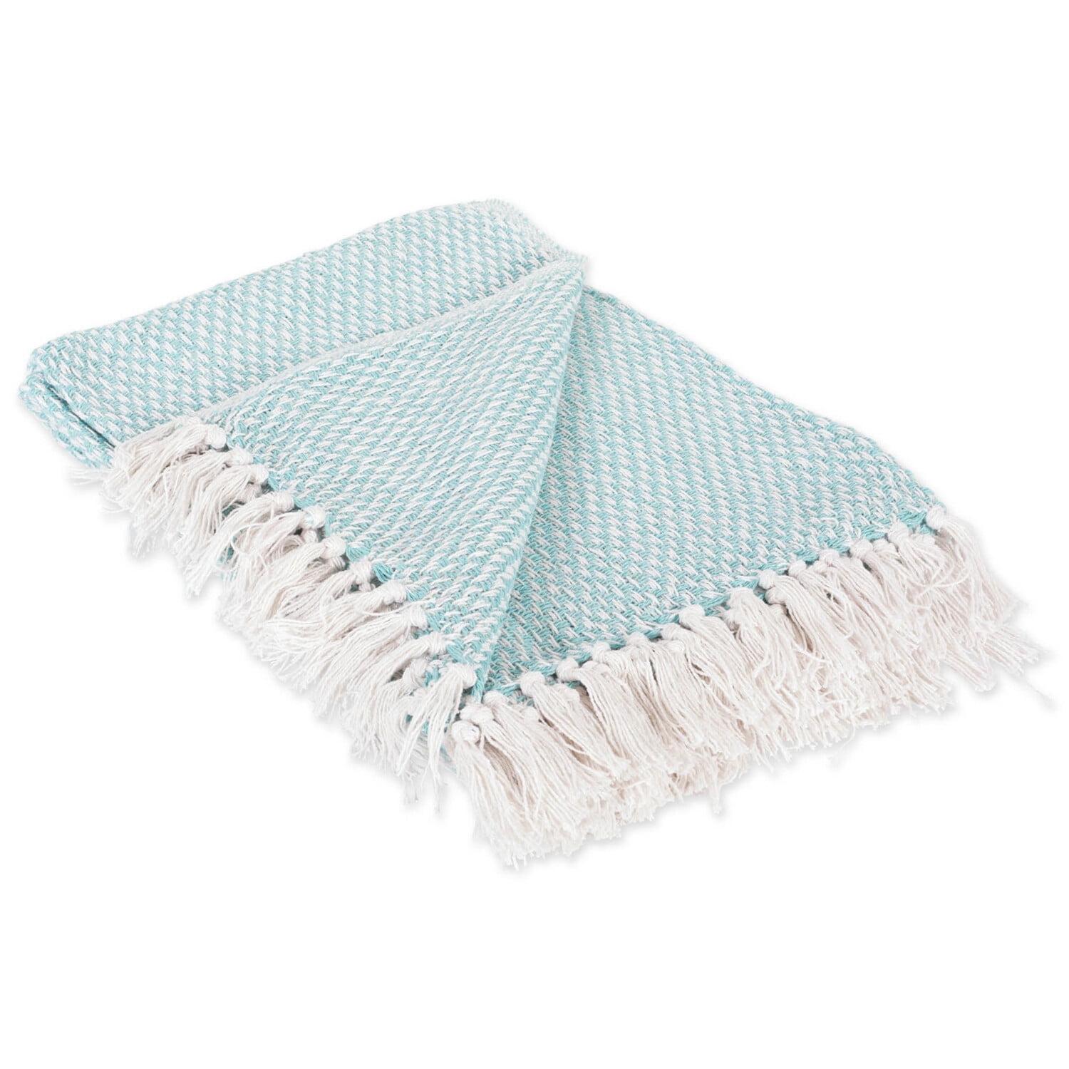 Design Imports Hand Woven Throw Blanket