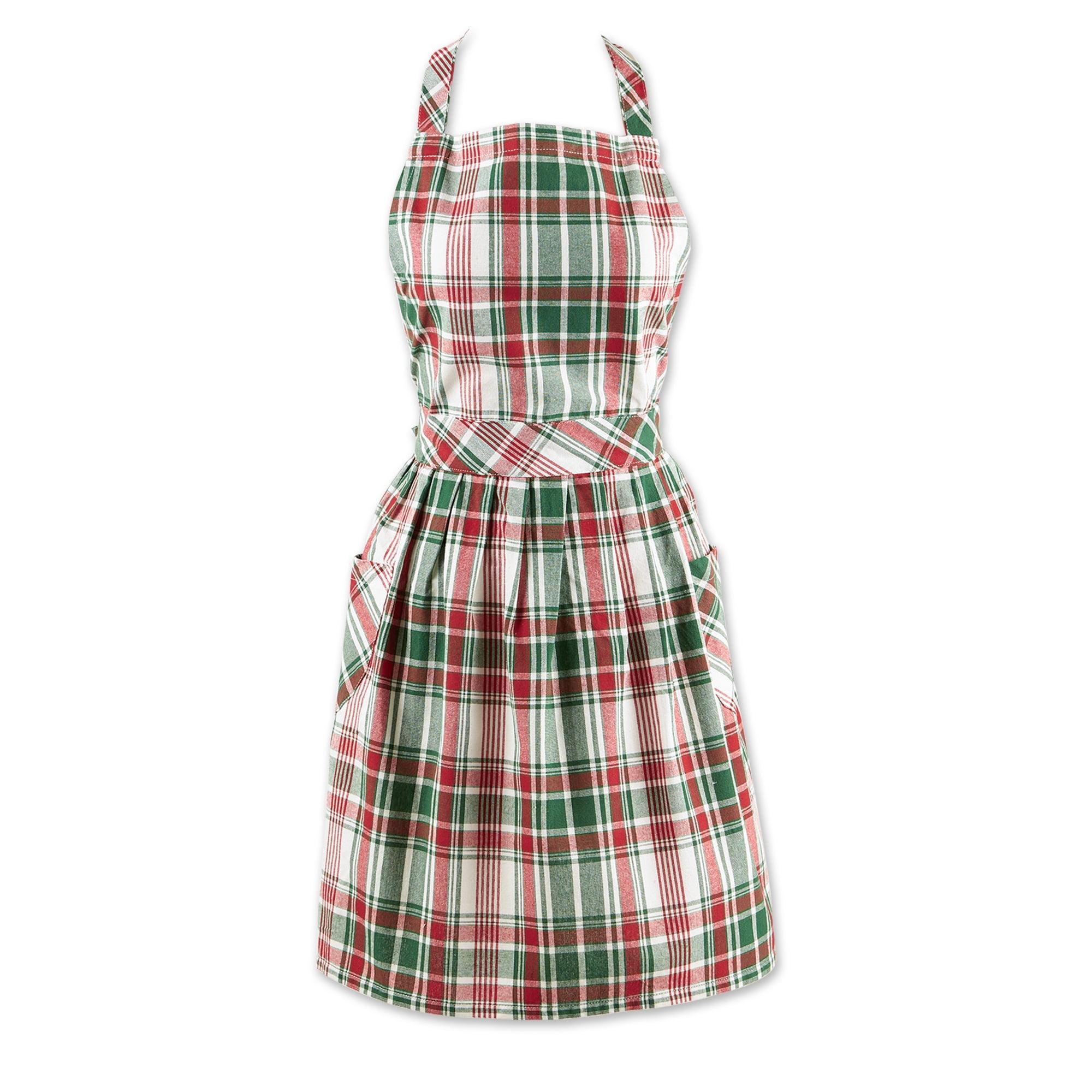 DII Yuletide Plaid Apron