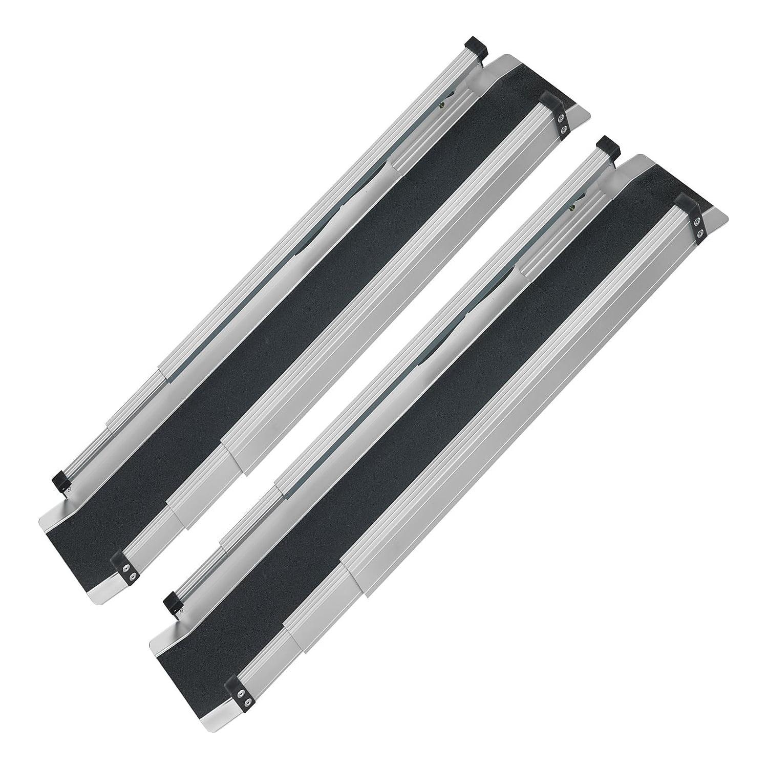 DMI Wheelchair Ramps, Adjustable and Portable, 600 lb capacity, 5 Ft Long