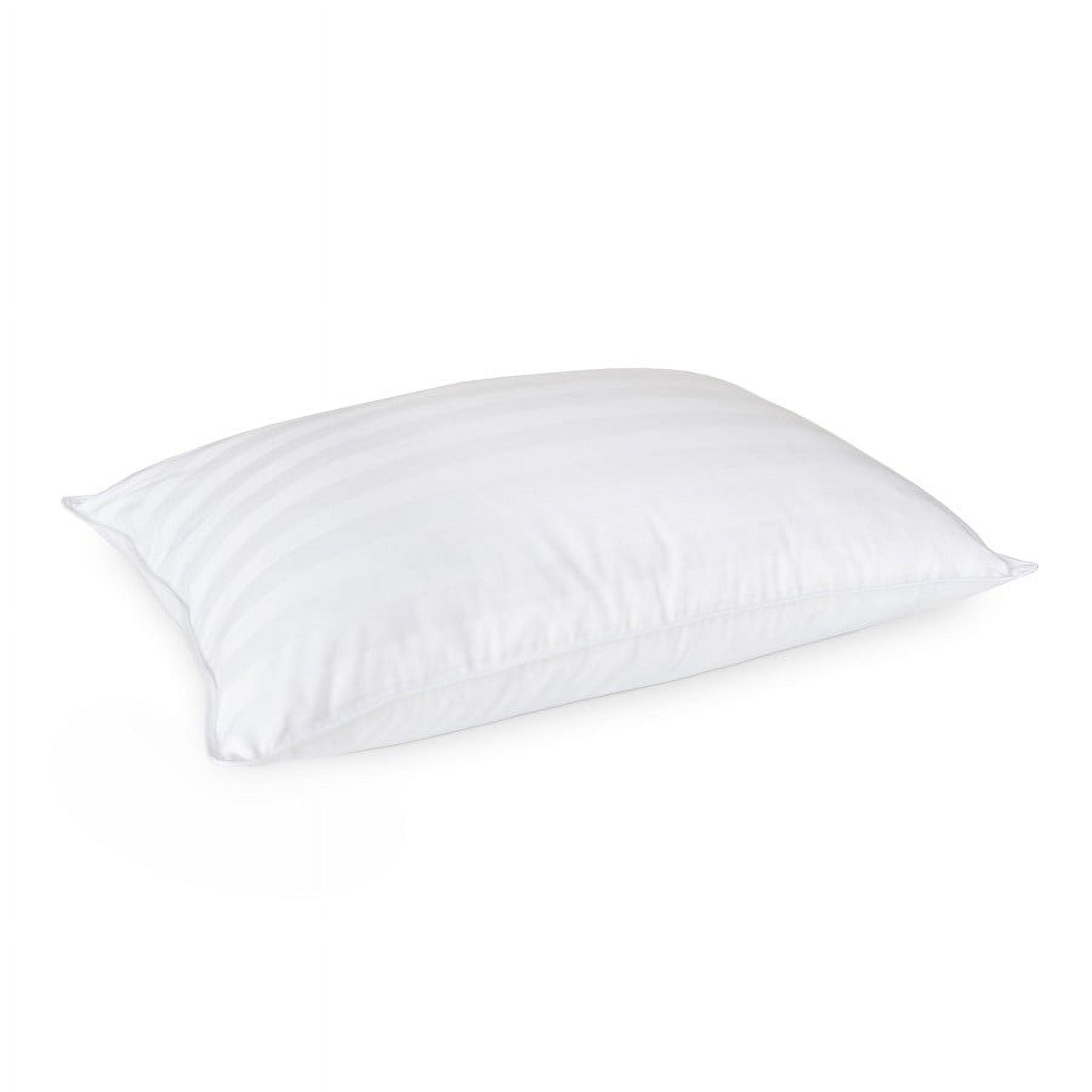 White Hypoallergenic Polyester King Pillow for Stomach Sleepers