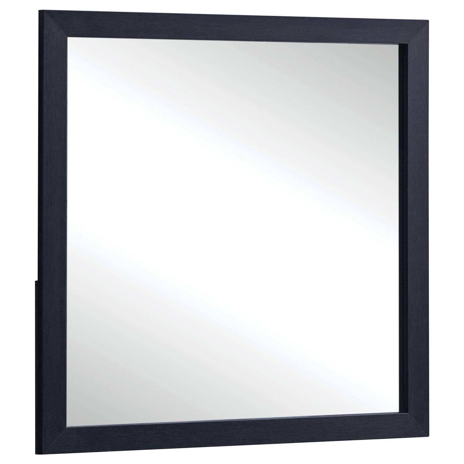 Marceline Black Rectangular Modern Dresser Mirror