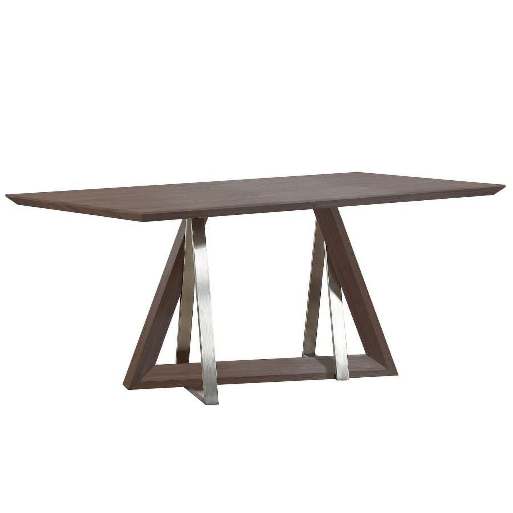 Nspire 201-219WAL 70.75 x 39.50 x 30 in. Drake Rectangular Dining Table in Walnut
