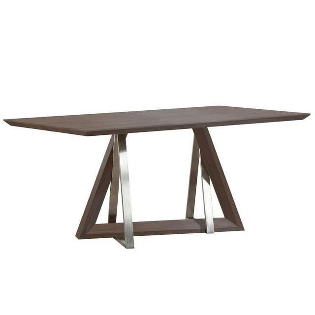 Nspire 201-219WAL 70.75 x 39.50 x 30 in. Drake Rectangular Dining Table in Walnut