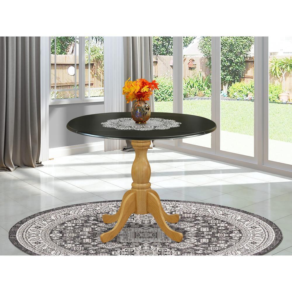 Dublin Extendable Round Solid Wood Dining Table