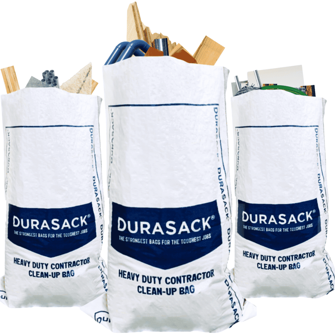 DURASACK® Woven Contractor Clean-Up Bags, Heavy Duty, 30" x 45", 40 Gallon, 20 Count