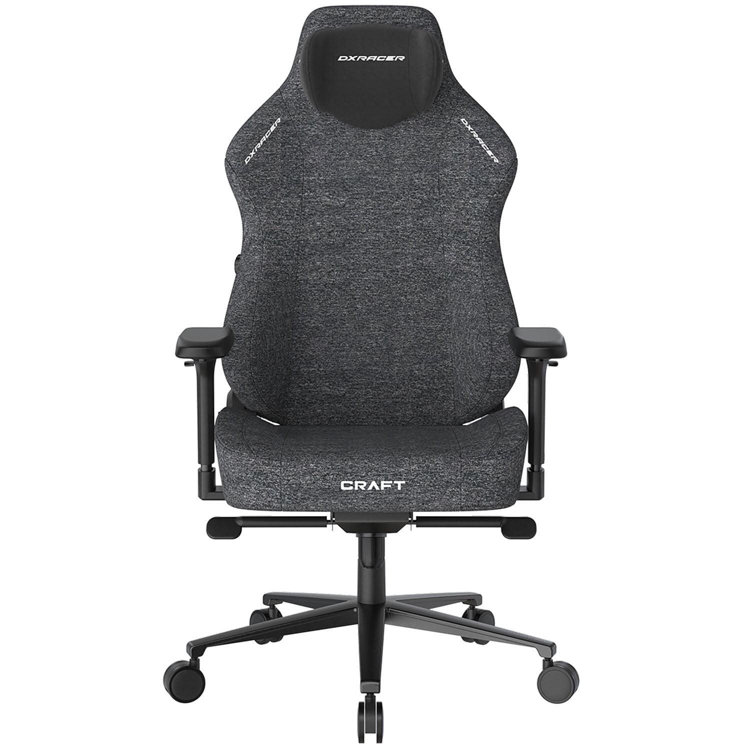 DXRACER Craft Series Gaming Chair -  Fabric Reclining Ergonomic Office Chair with Integrated Lumbar Support & Adjustable Headrest - Comfortable PC Computer Gamer Gaming Chair Recliner, Extra Large