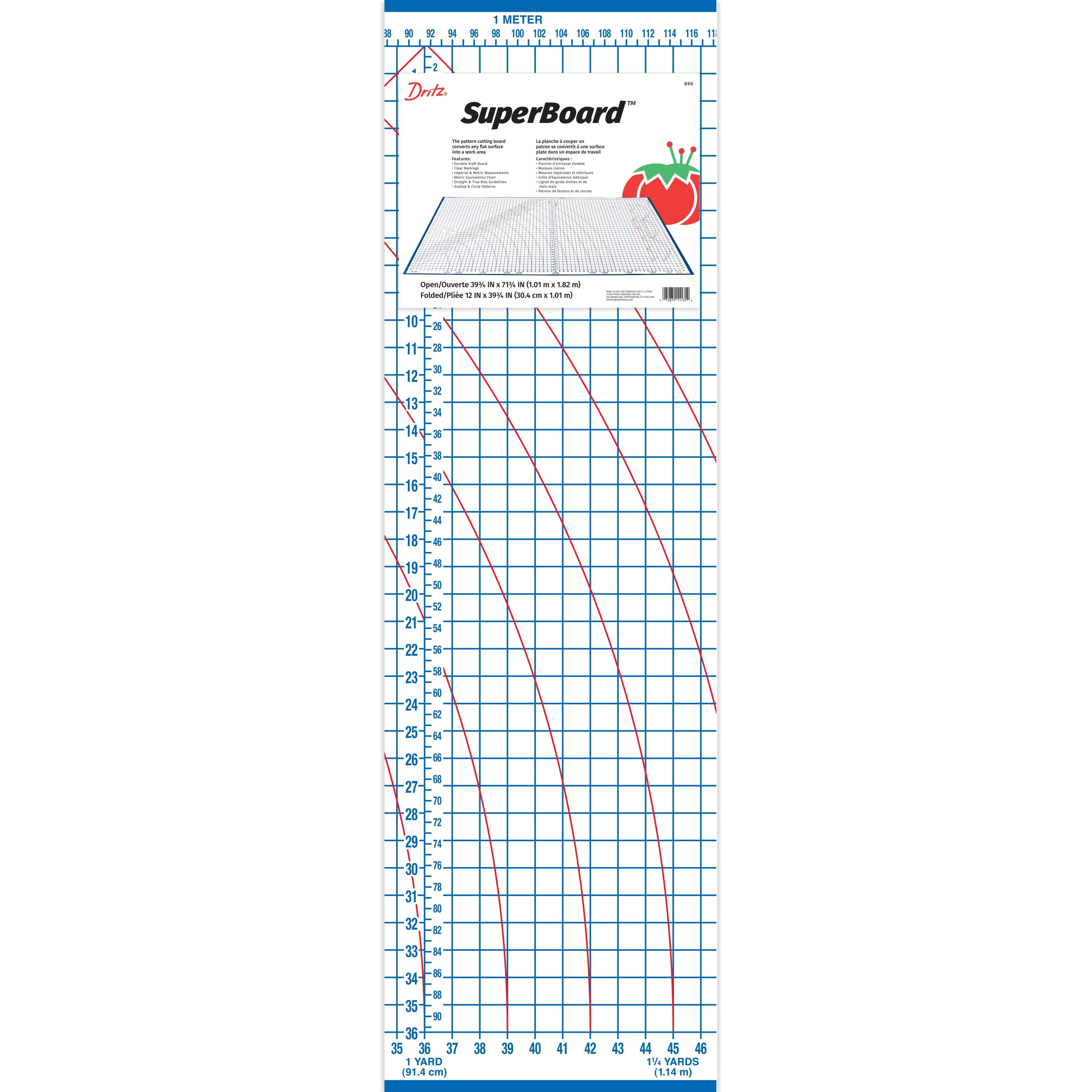 Dritz Foldable Superboard, Laminated Cutting Surface