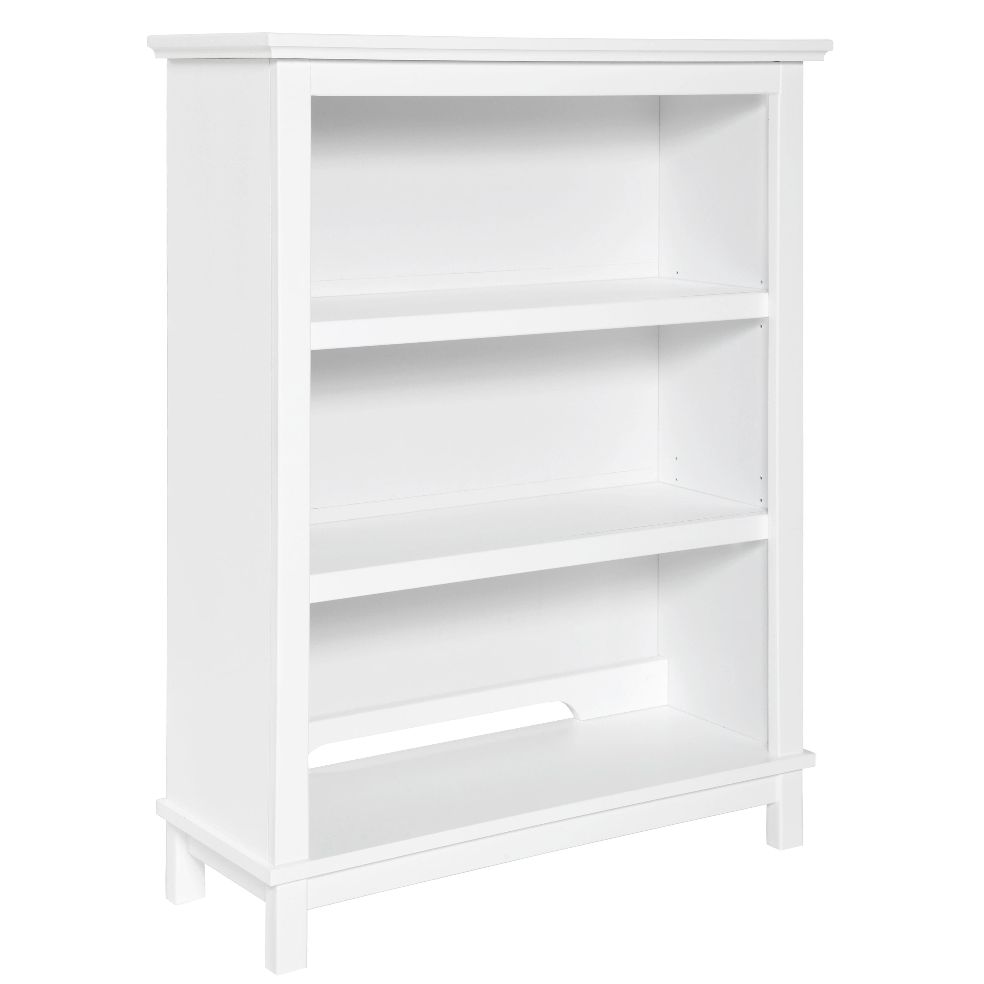 White Adjustable Tiered Shelf Nursery Bookcase