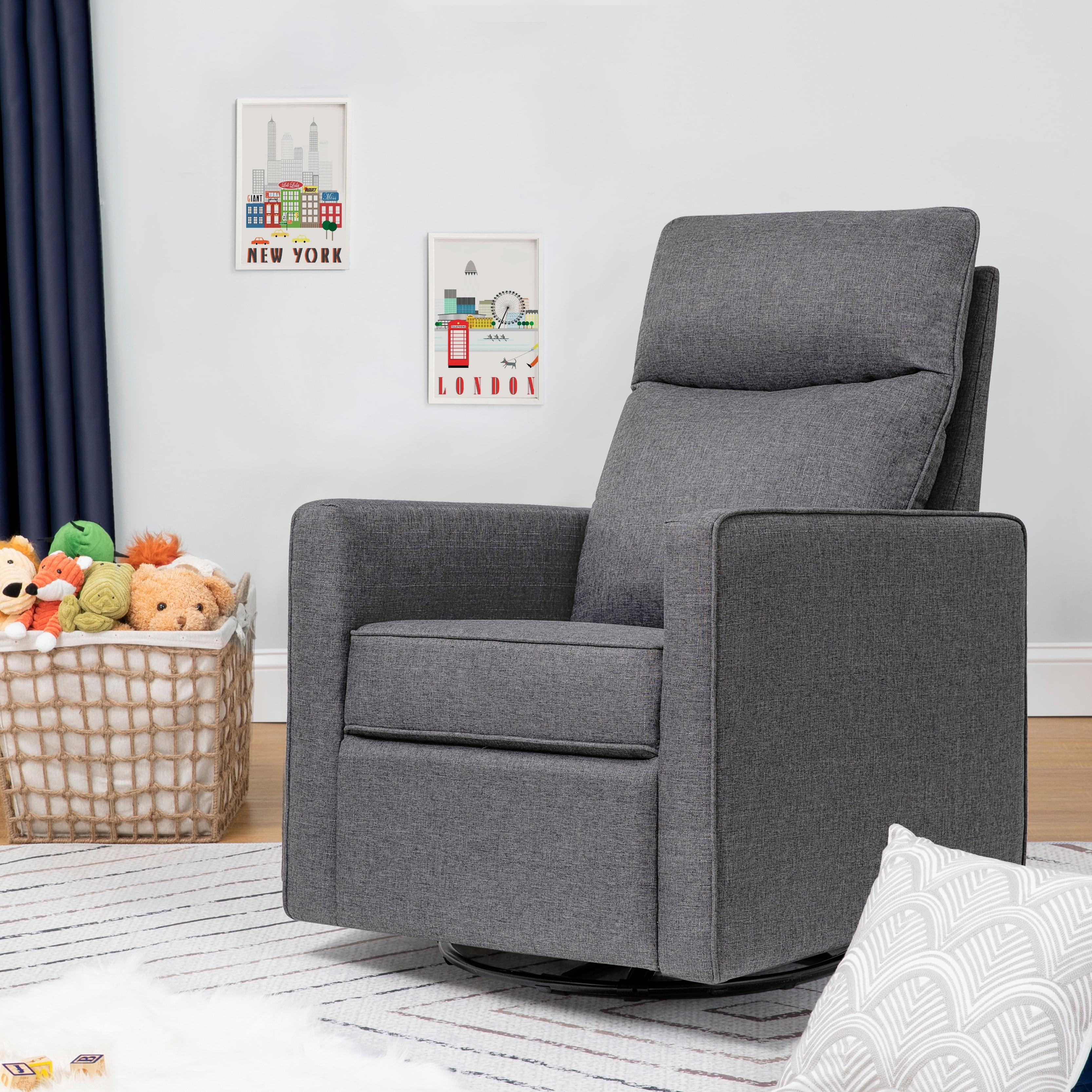 Gabby Pillowback Swivel Glider