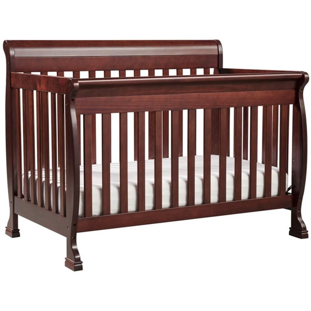 Kalani Cherry Pine 4-in-1 Convertible Baby Crib