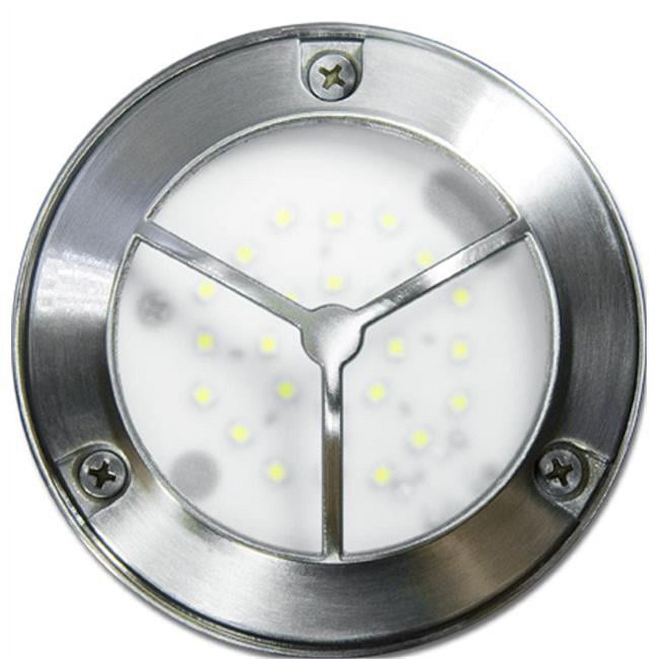 Stainless Steel LED Round Brick Step Wall Light