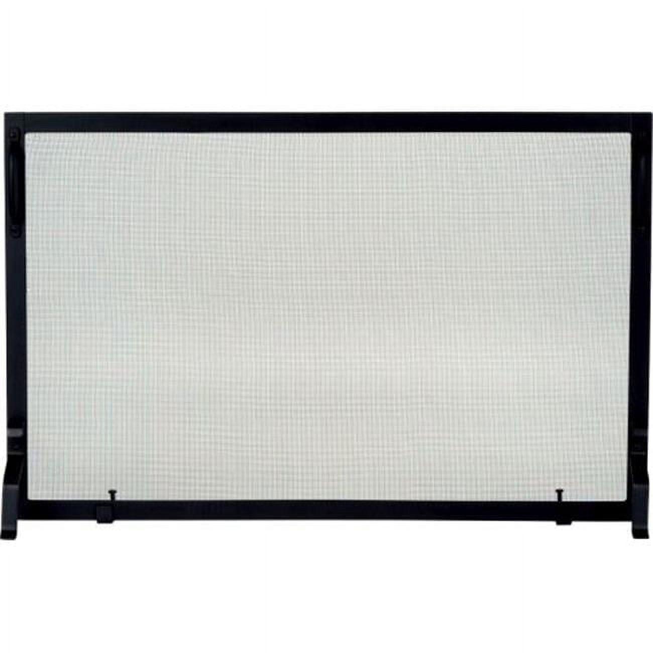 Ebern Designs Zacharius 1 Panel Steel Fireplace Screen