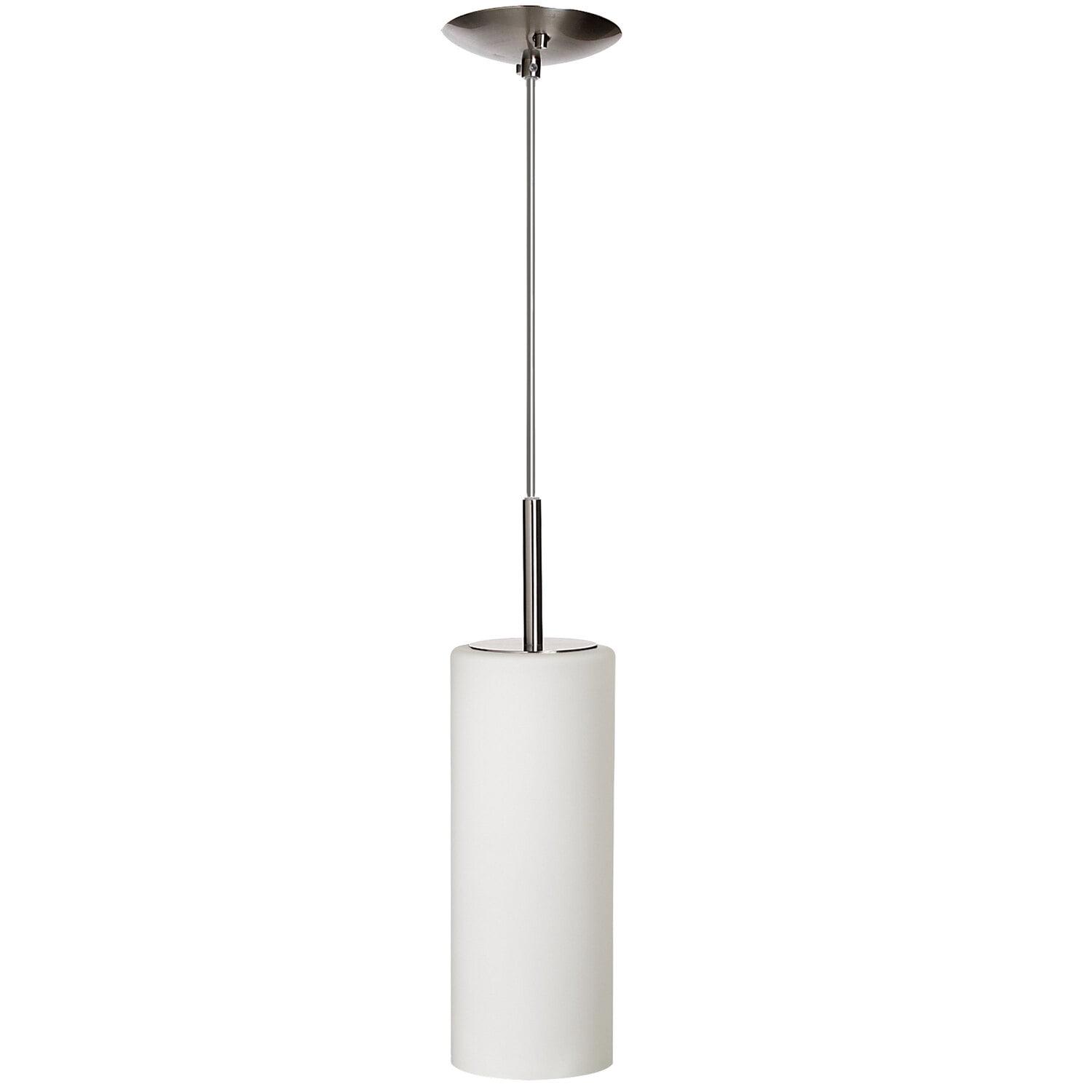 Dainolite 1 Light Glass Pendant - Frosted White