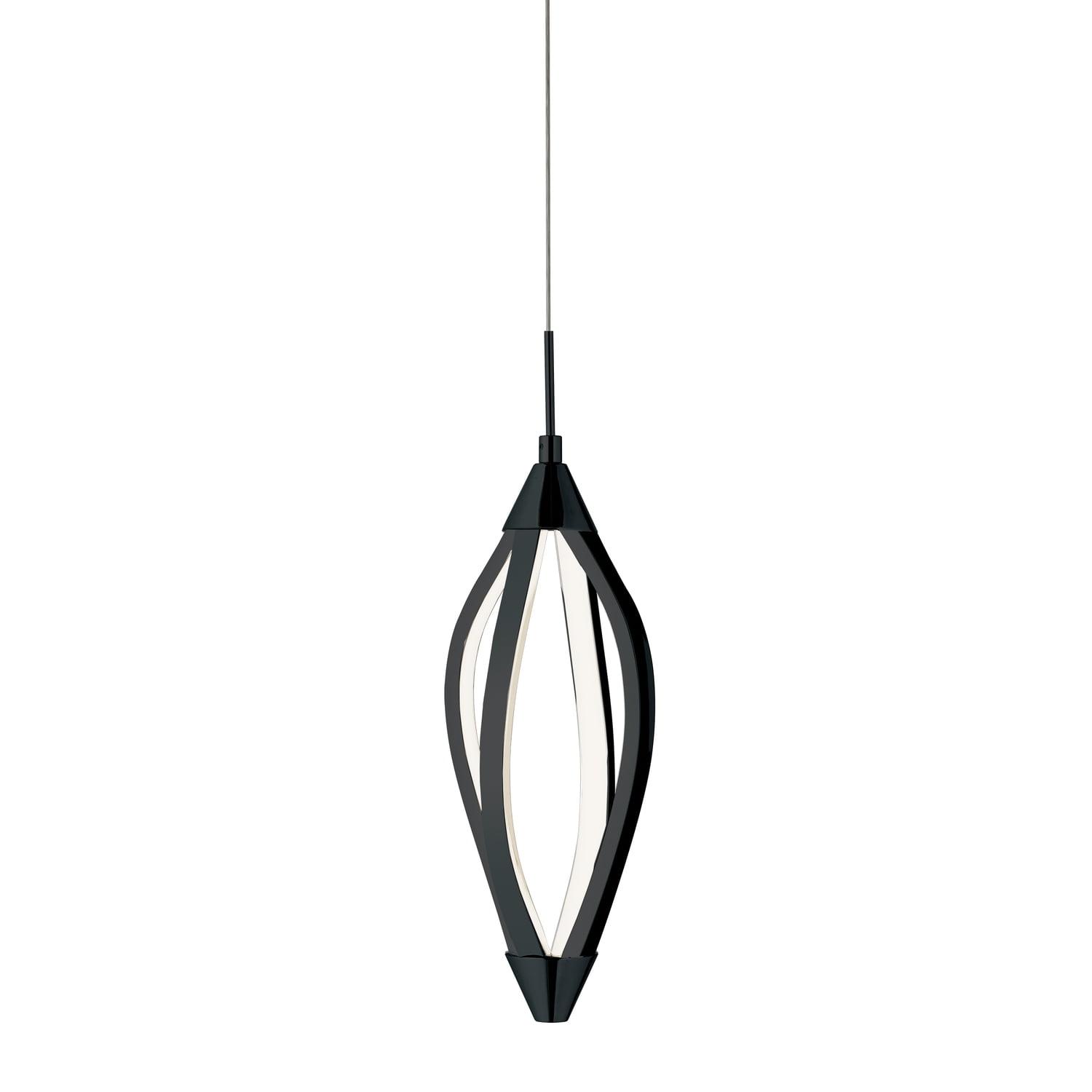 Selene 88'' Matte Black Modern LED Ceiling Pendant