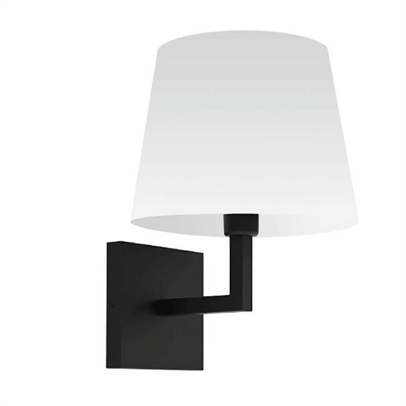 Whitney Black and White Modern Wall Sconce